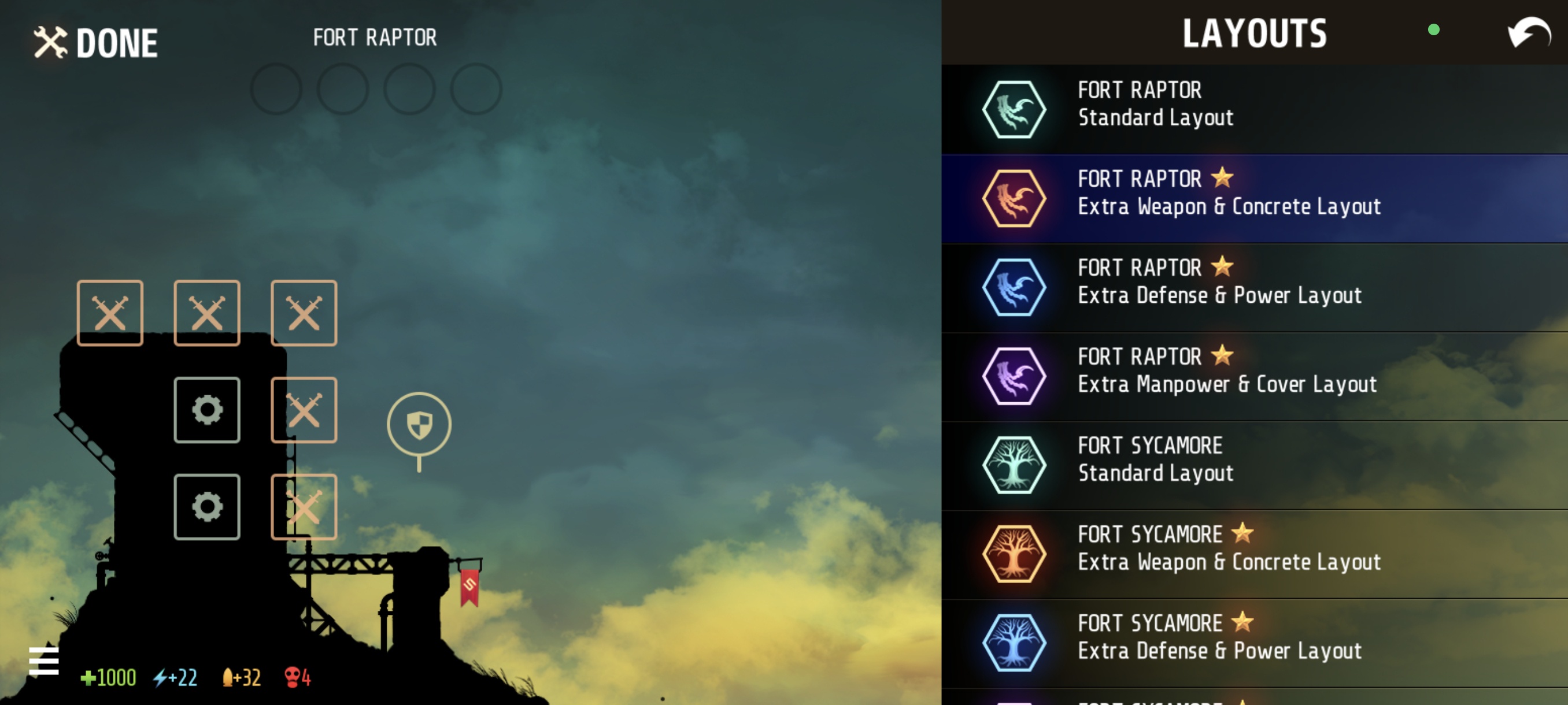 Extra Weapon & Concrete Layout